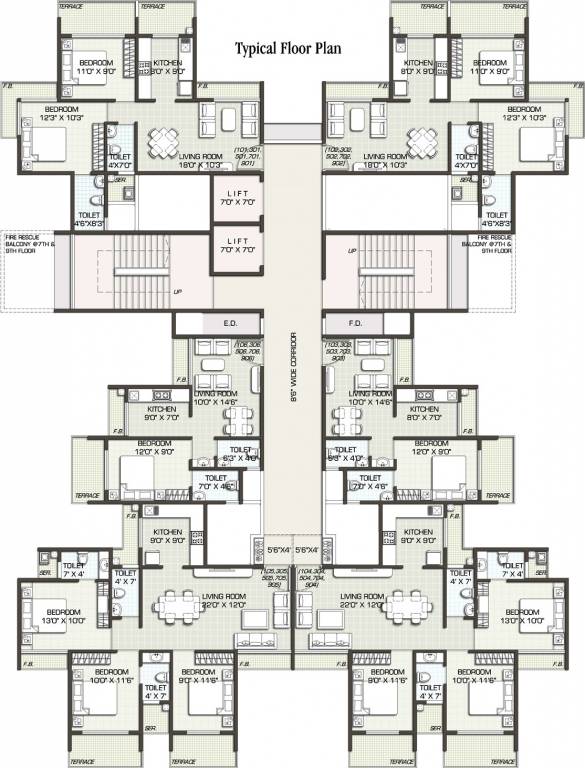 Images for Cluster Plan of Kailash Pratik Renaissance