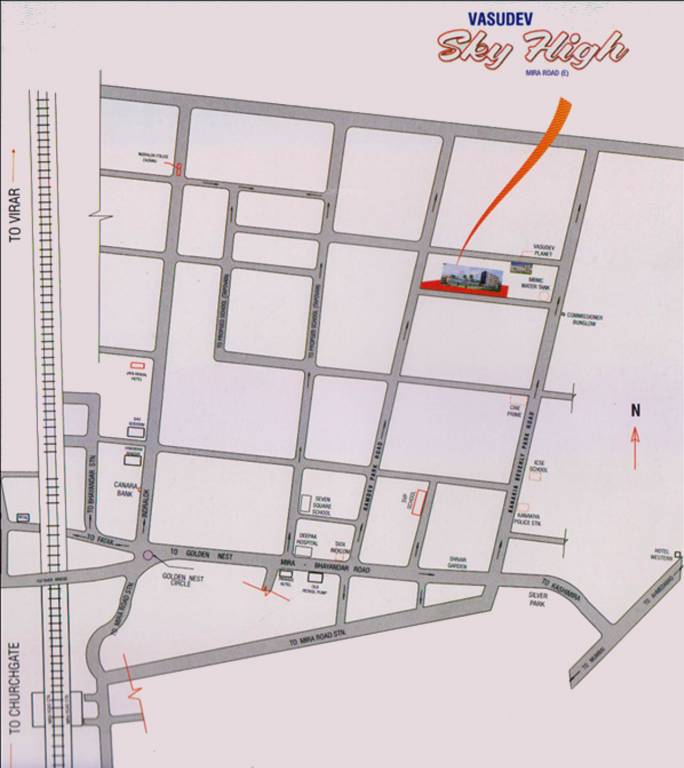 Images for Location Plan of Basudeo Vasudev Sky High