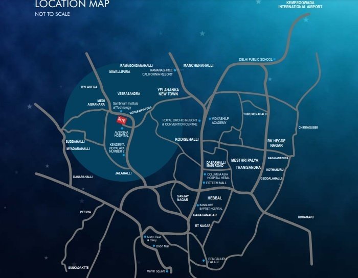  vinay estella Location Plan