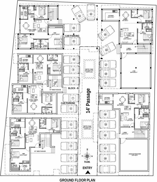 Images for Cluster Plan of HPK Star Property Developer Promenade