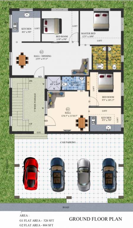 Images for Cluster Plan of Amudha Joy