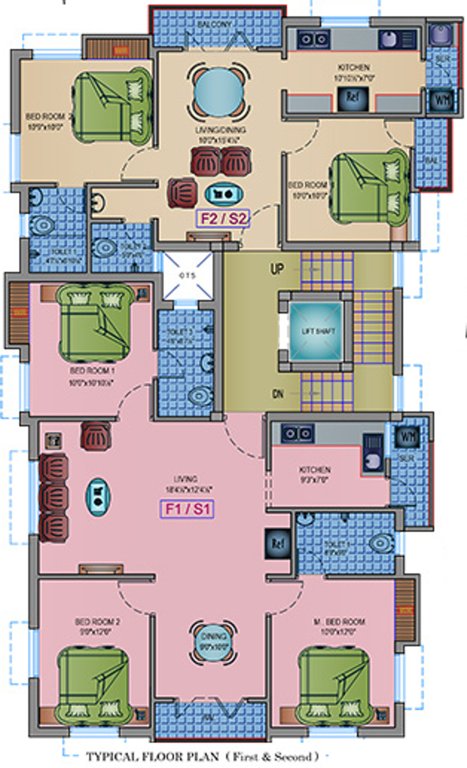 Images for Cluster Plan of Aavaasa Builders Savithri Gardens