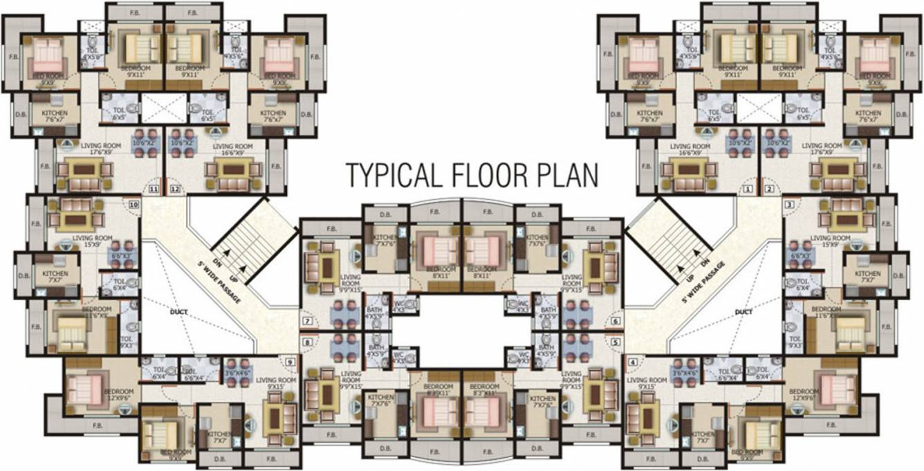 Images for Cluster Plan of KM Narmada Vihar