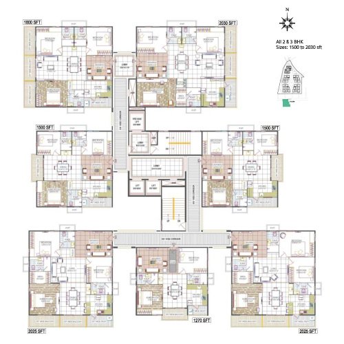  palacia Block A Cluster Plan