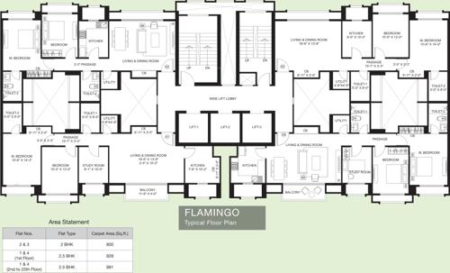 Images for Cluster Plan of Hiranandani Skylark Enclave