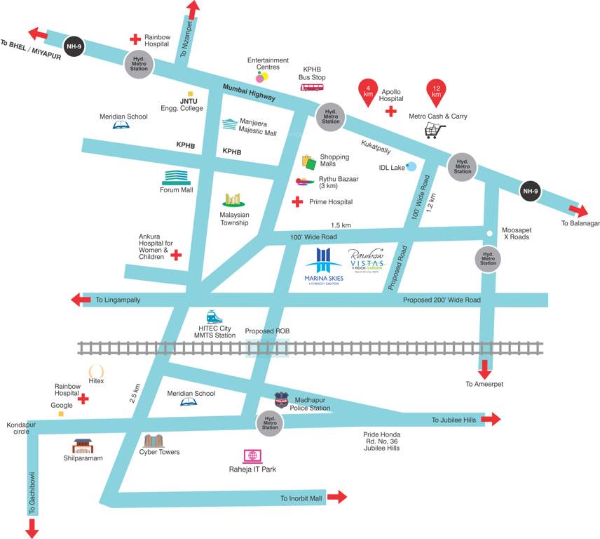 marina skies Images for Location Plan of Cybercity Marina Skies