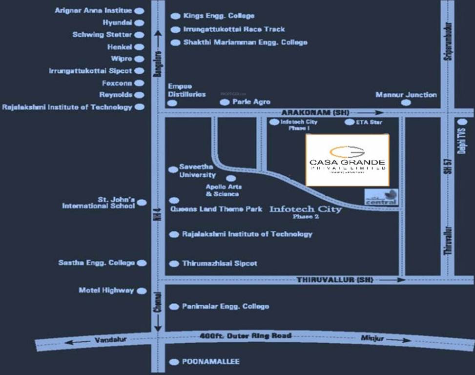 Images for Location Plan of Casagrand Uptown