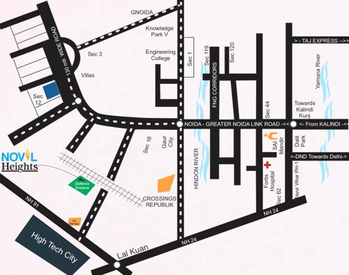  heights Images for Location Plan of Novel Heights