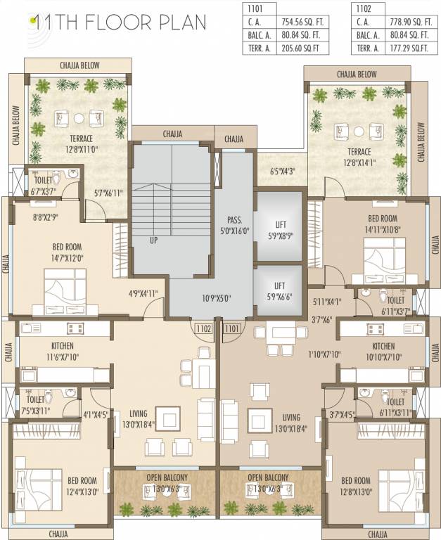 Images for Cluster Plan of Rishiraj Pearl Crest
