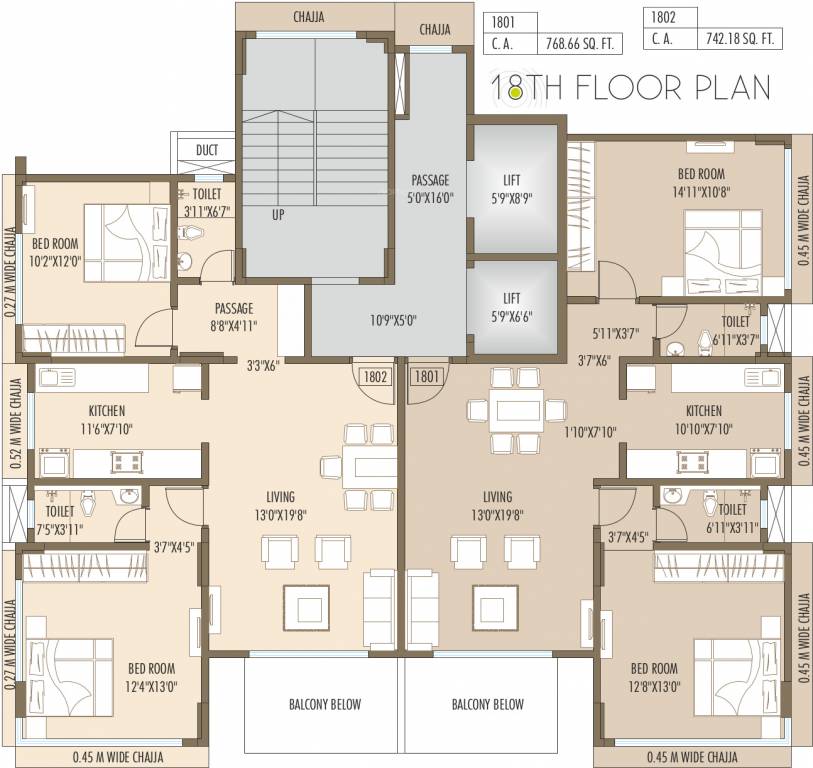 Images for Cluster Plan of Rishiraj Pearl Crest