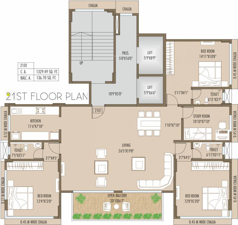 Images for Cluster Plan of Rishiraj Pearl Crest