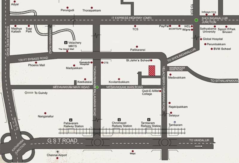Images for Location Plan of Shirdi Whitefield Grand