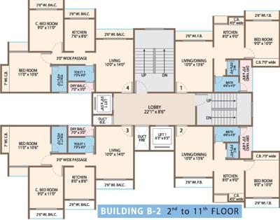  shree-hari-residency Images for Cluster Plan of Shree Odhav Hari Residency