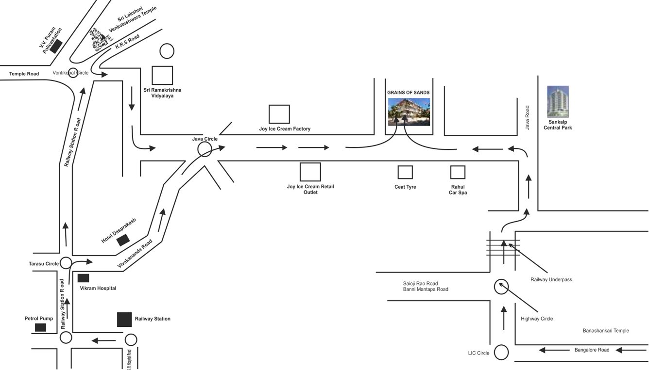 Images for Location Plan of Evantha Developers Grains Of Sand