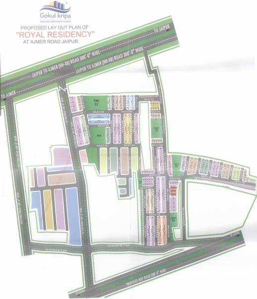  royal-residency-plots Layout Plan