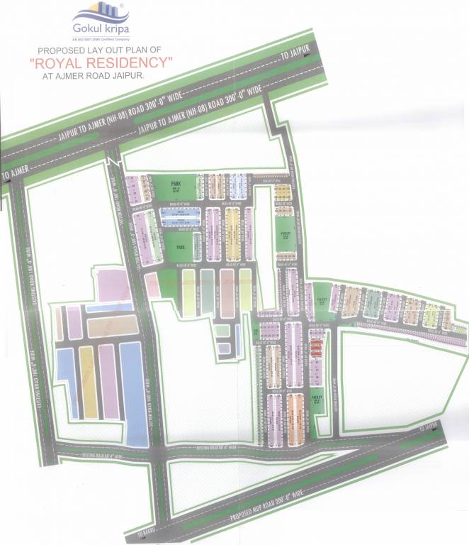  royal residency plots Layout Plan