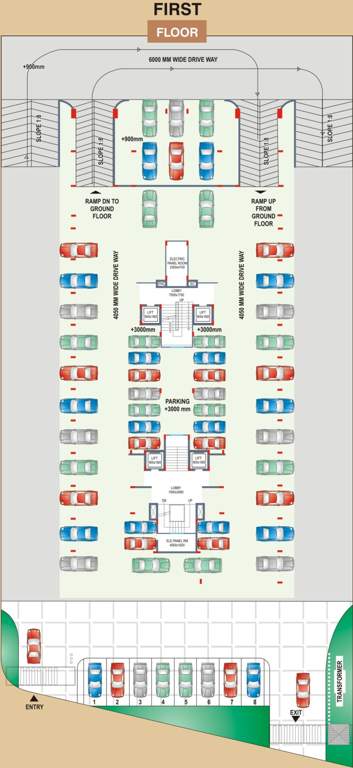  paradise Images for Cluster Plan of Shekhar Paradise