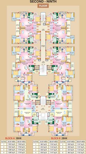  paradise Images for Cluster Plan of Shekhar Paradise