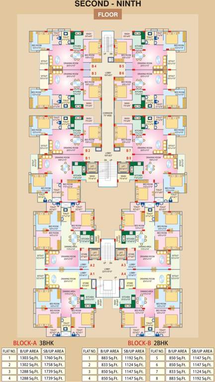  paradise Images for Cluster Plan of Shekhar Paradise