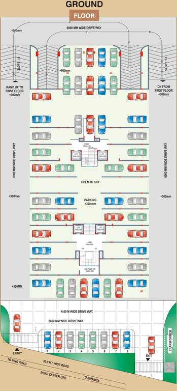  paradise Images for Cluster Plan of Shekhar Paradise