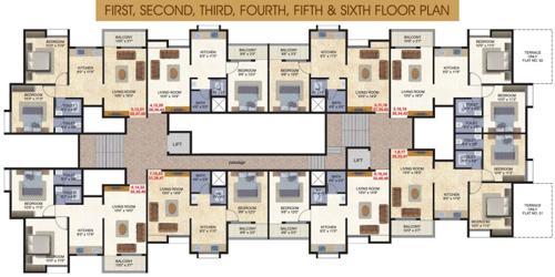 Images for Cluster Plan of Jay Tulshi Heights