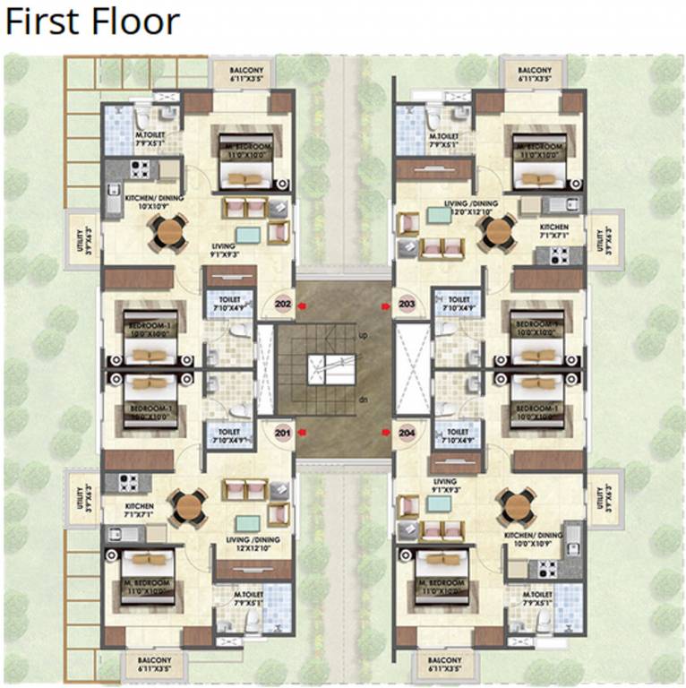 Images for Cluster Plan of Adventz Brindavan Serenity