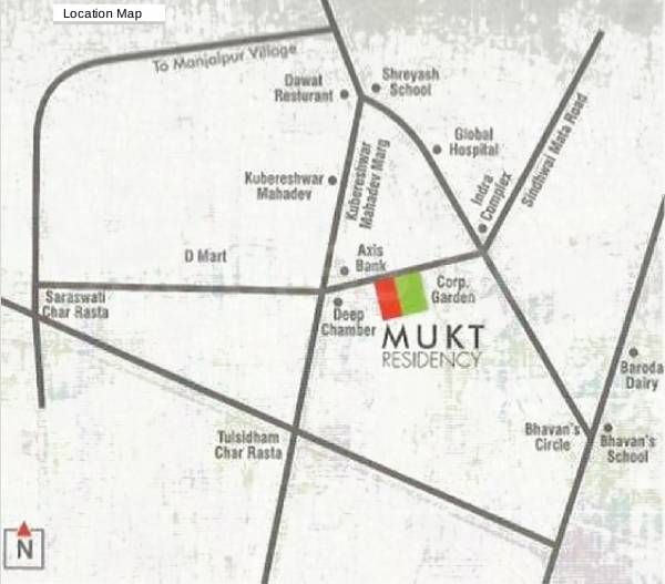  mukt-residency Location Plan
