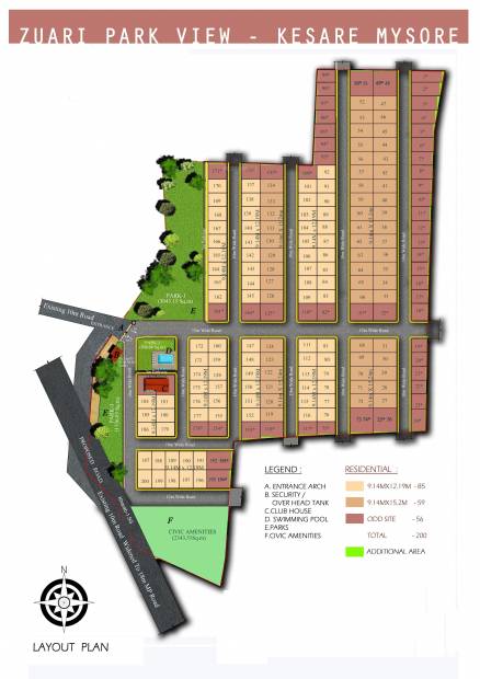 Images for Layout Plan of Adventz Zuari Park View