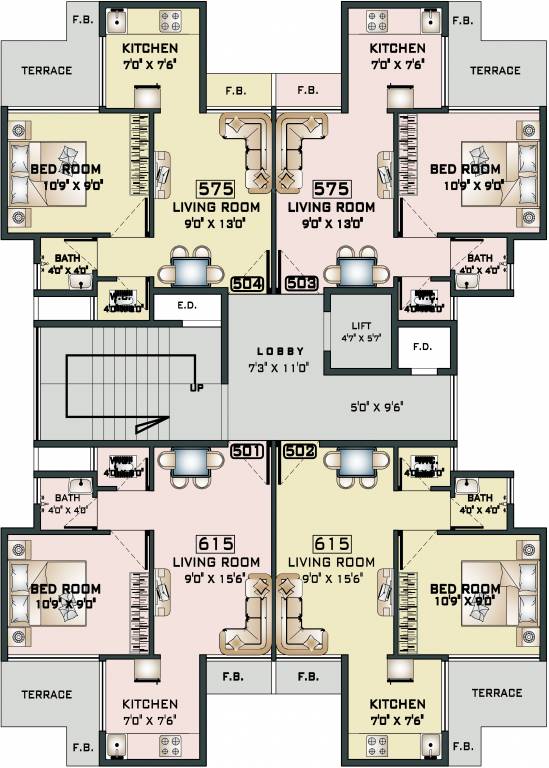 Images for Cluster Plan of Odhav Omkara