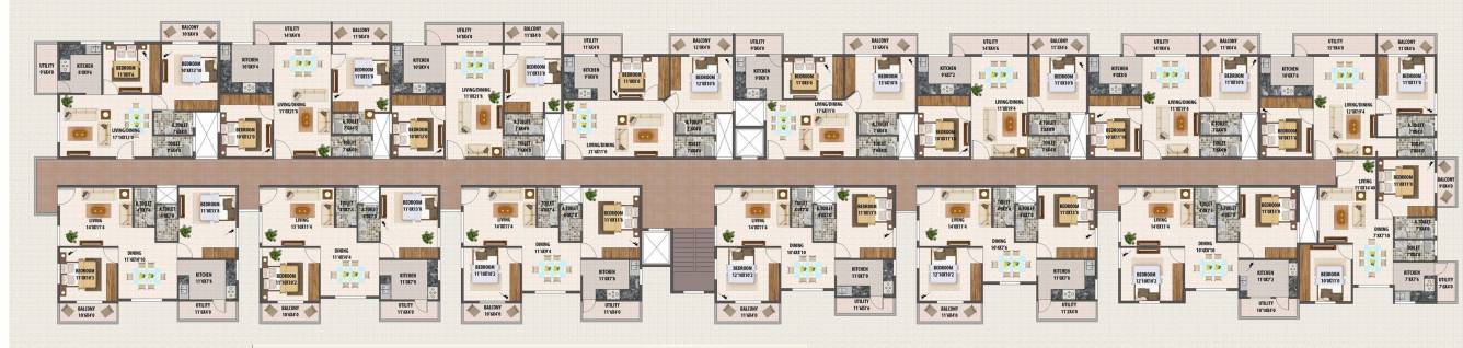 Images for Cluster Plan of Aryan Build Estates Pvt Ltd Aryan Pebble