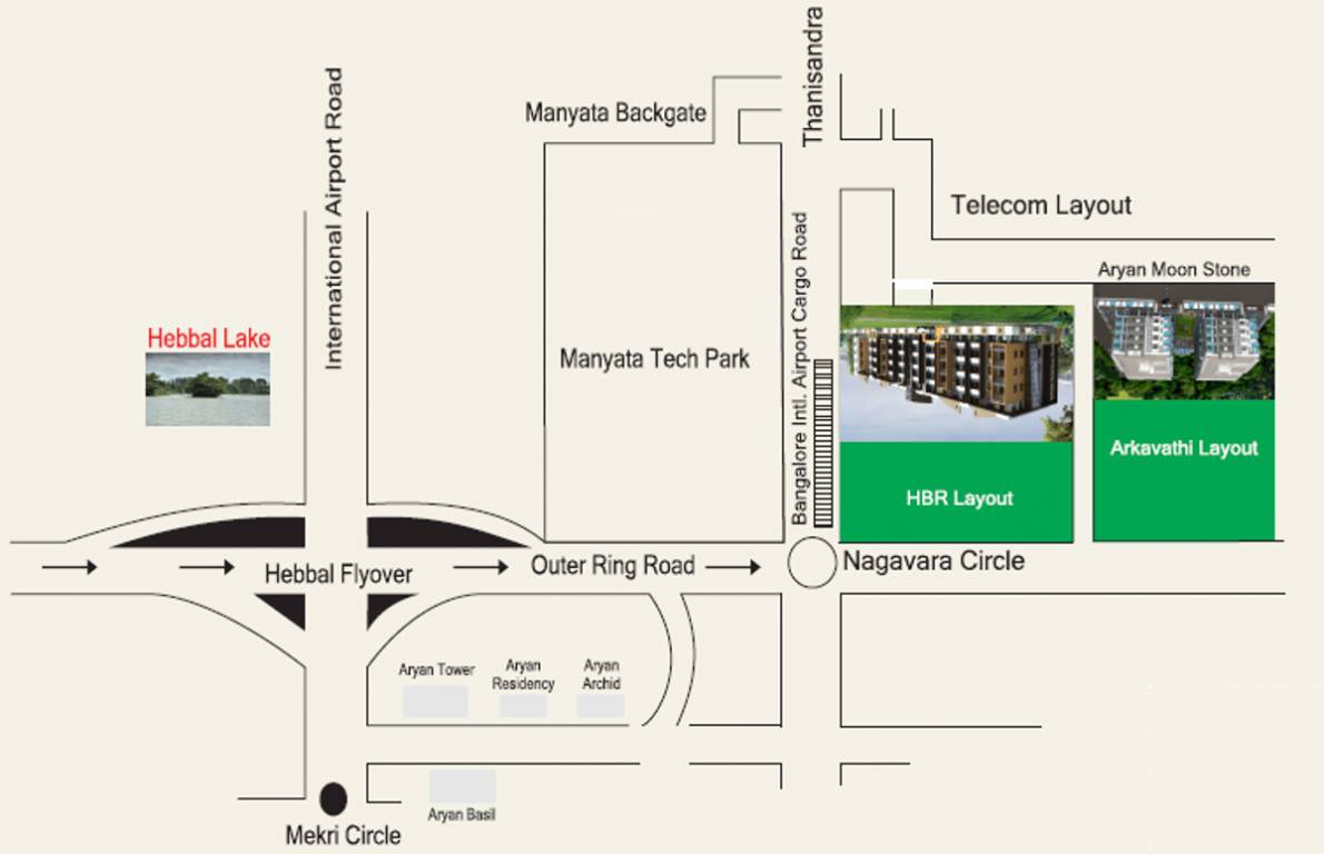 Images for Location Plan of Aryan Build Estates Pvt Ltd Aryan Pebble