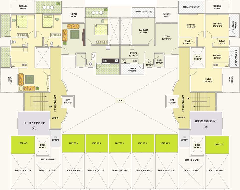  ganesh leela Images for Cluster Plan of Veddant Ganesh Leela
