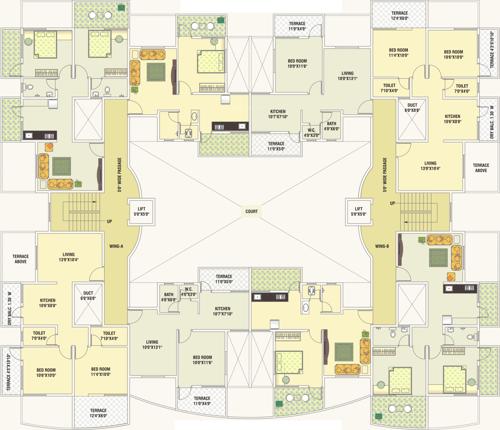  ganesh-leela Images for Cluster Plan of Veddant Ganesh Leela