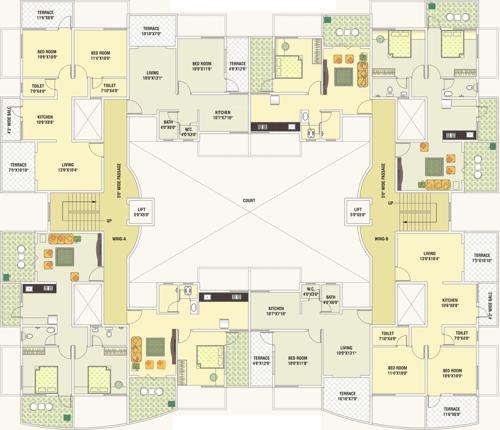  ganesh-leela Images for Cluster Plan of Veddant Ganesh Leela