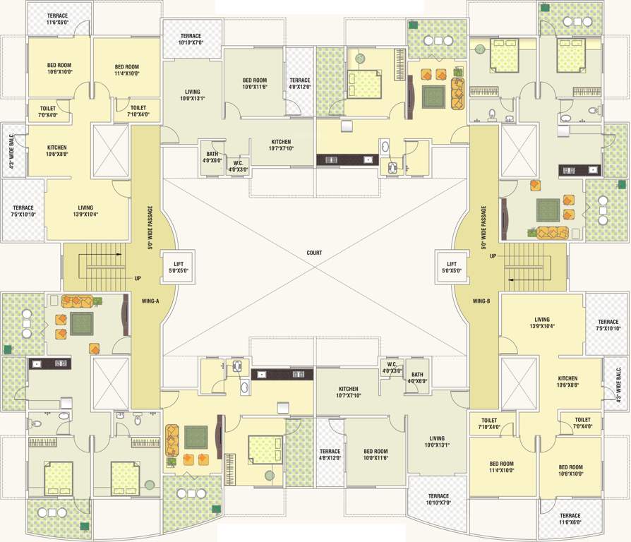  ganesh leela Images for Cluster Plan of Veddant Ganesh Leela