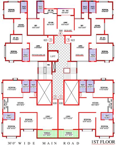  niranka-coop-hsg-soc- Images for Cluster Plan of Vyas Niranka Coop HSG SOC