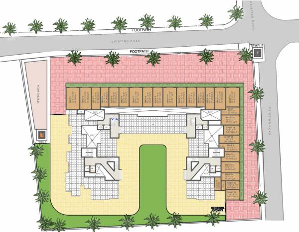 Images for Layout Plan of C Square Shree Krushna Arcade