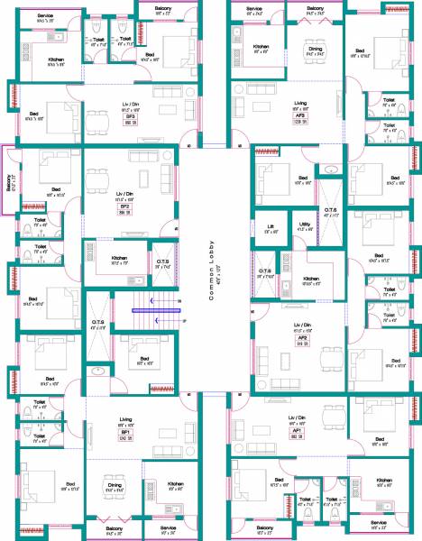 Images for Cluster Plan of Jeni Joel Palace
