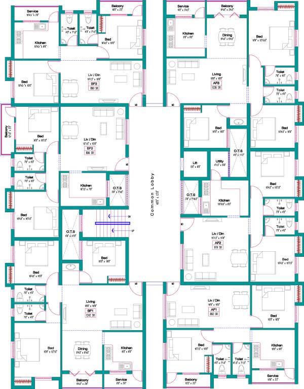 Images for Cluster Plan of Jeni Joel Palace