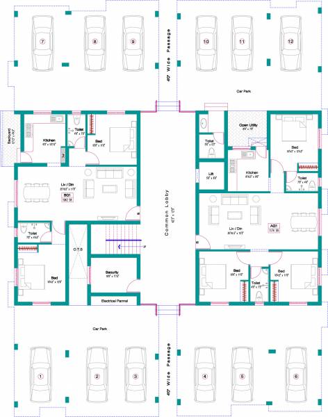 Images for Cluster Plan of Jeni Joel Palace