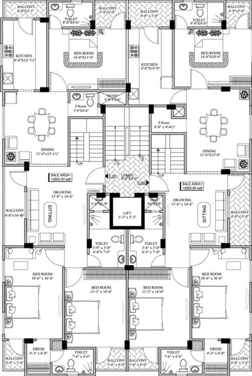 Images for Cluster Plan of Unique Yuvraj Residency
