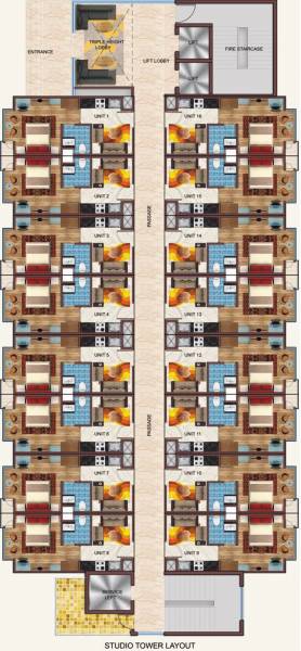 Images for Cluster Plan of Airwil The Address Studio