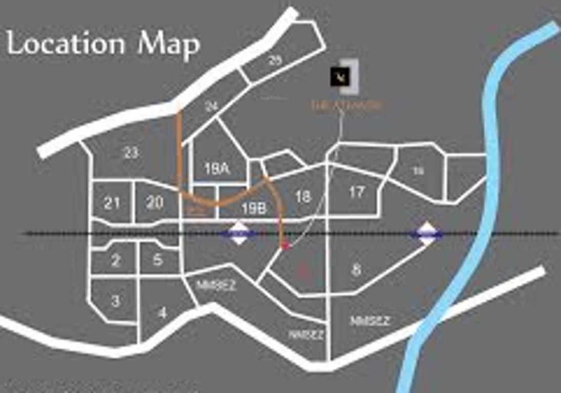 Images for Location Plan of Dhanya The Atlantis