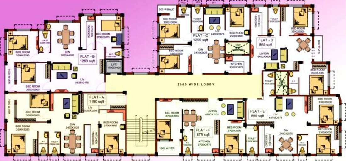  binoy apartment Images for Cluster Plan of Anushka Binoy Apartment