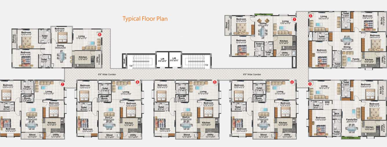 Images for Cluster Plan of AV Chandana Heights