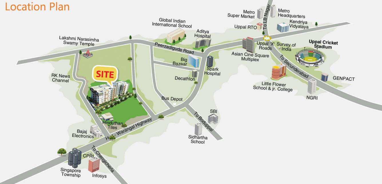 Images for Location Plan of AV Chandana Heights