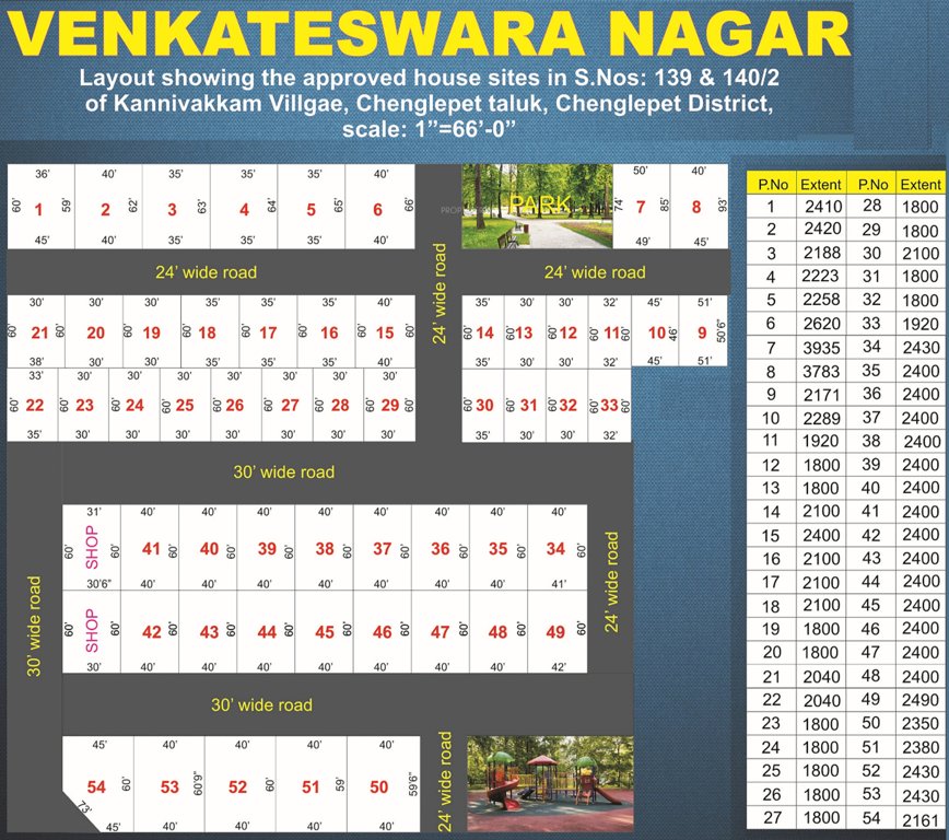 Images for Layout Plan of Shubam Properties Venkateshwara Nagar