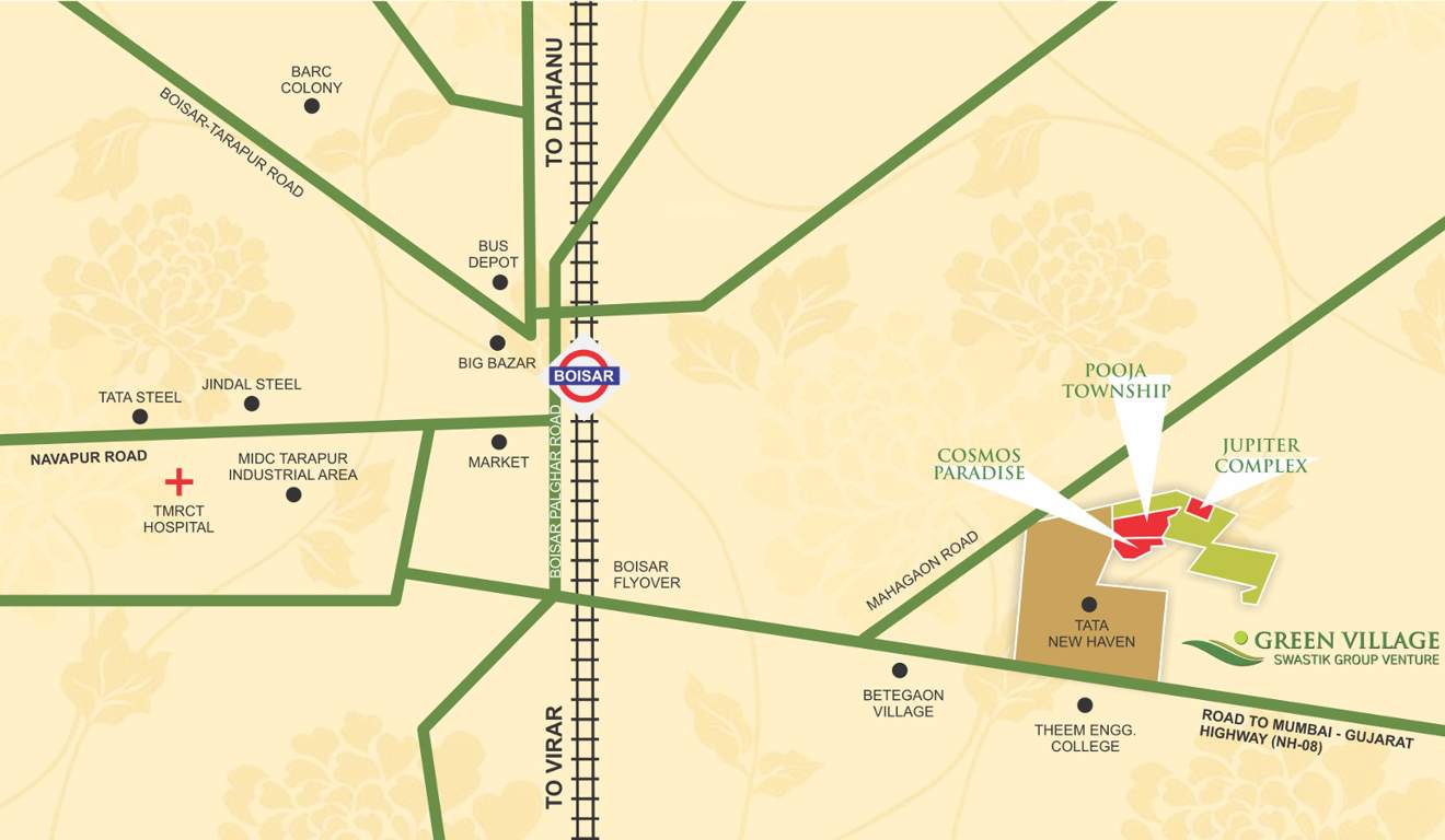 pooja township Images for Location Plan of Swastik Pooja Township