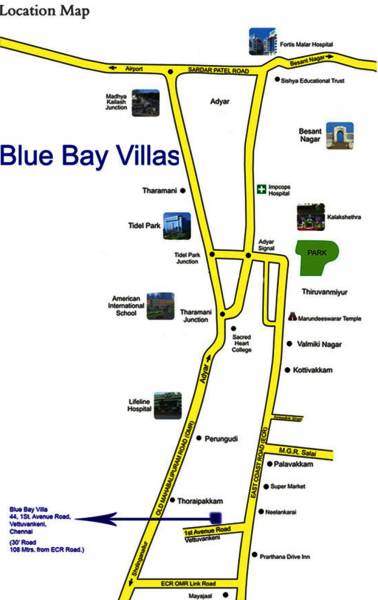 Images for Location Plan of Maxcity Builders Blue Bay