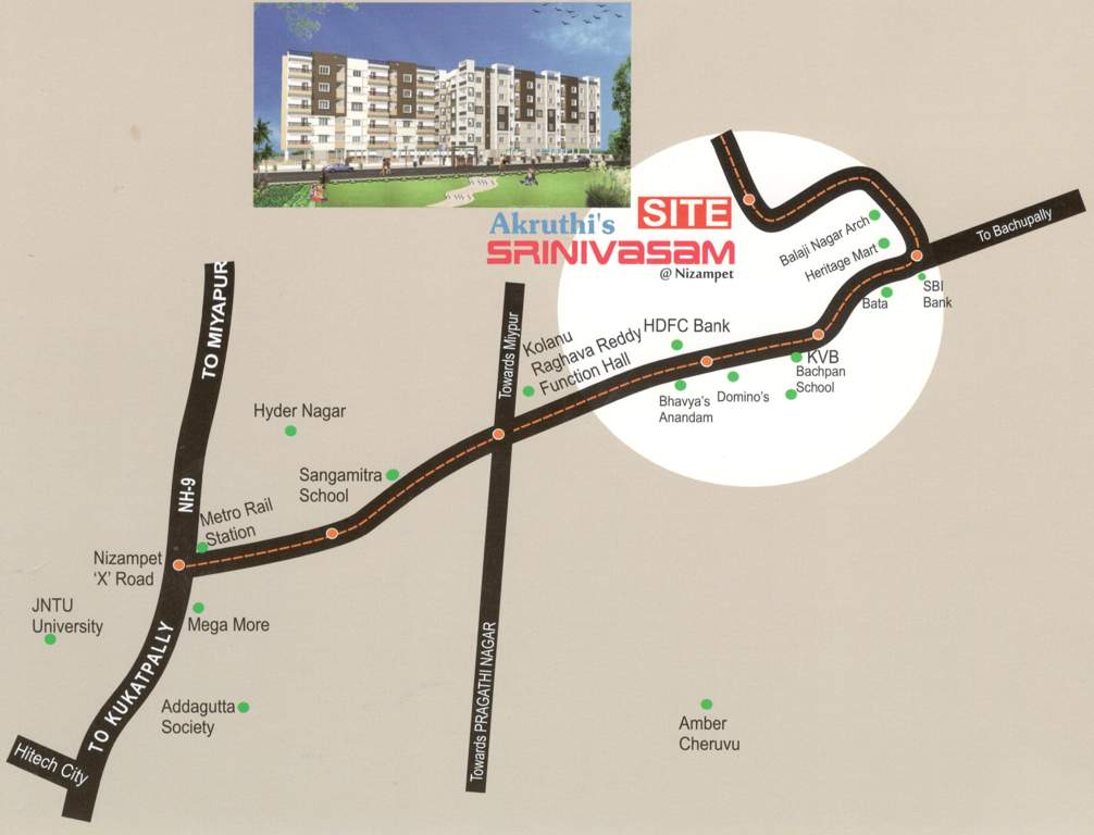 Images for Location Plan of Akruthi Srinivasam